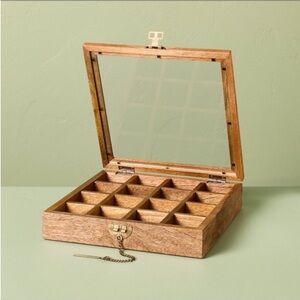 Small Wood Collectables Box-Hearth & Hand with Magnolia, 10.5”